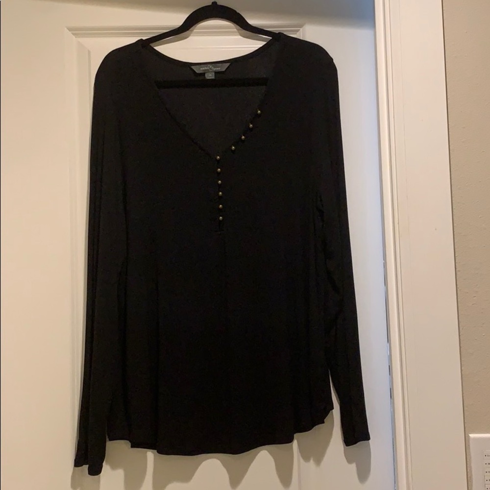 Market&Spruce Eralicia embellished fitted Henley